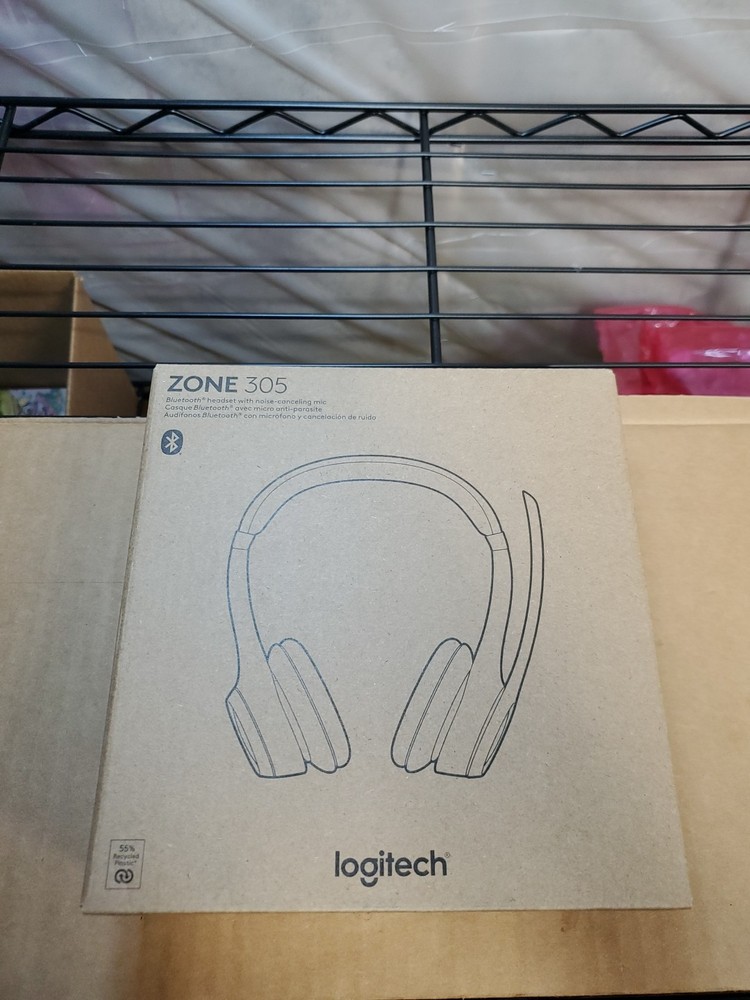 Logitech Zone 305 Business Wireless Bluetooth Headset for Microsoft Teams PC MAC