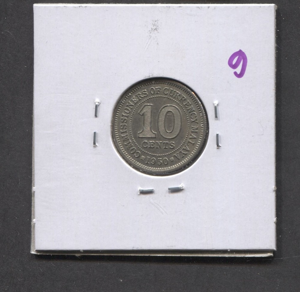 1950-Malaya-10 Cents