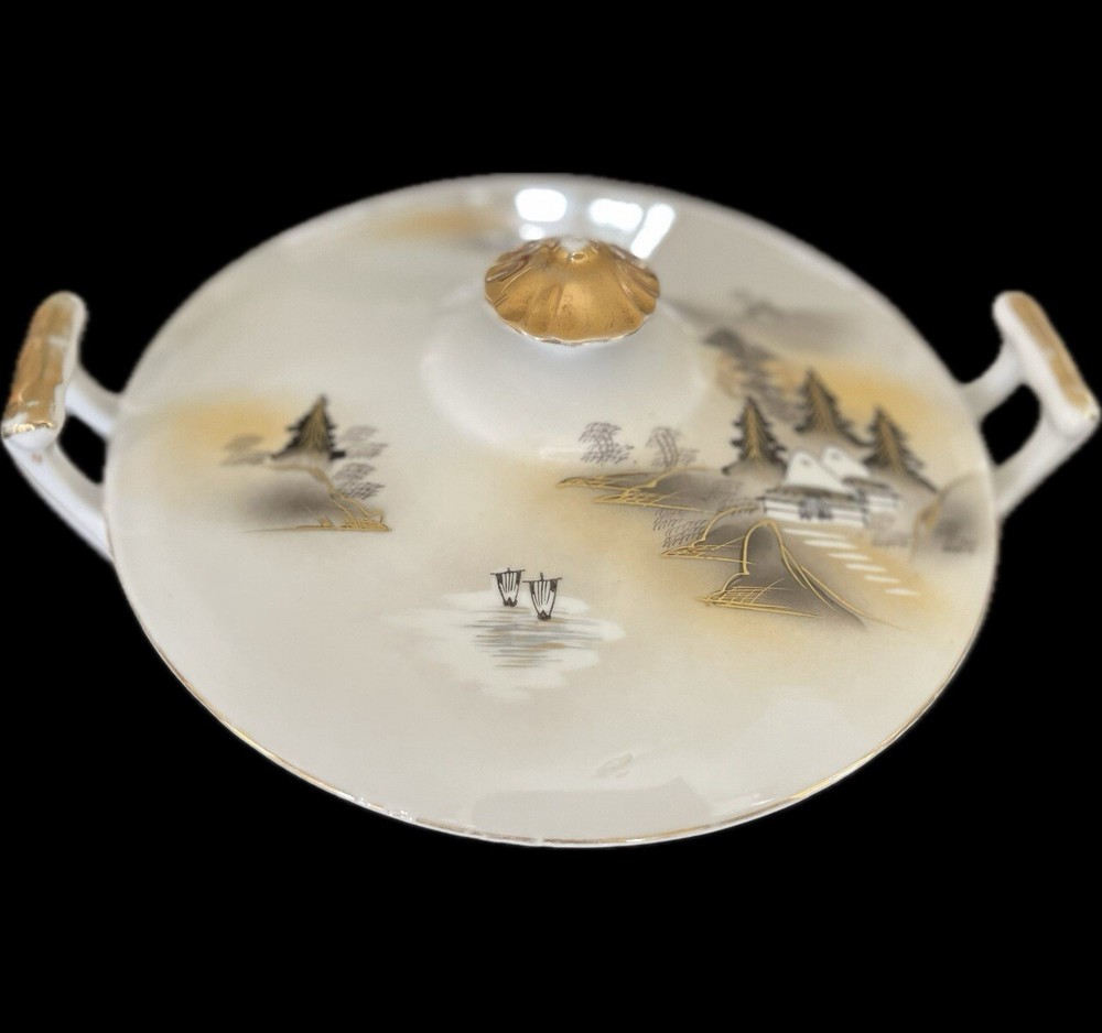 Vintage Kutani Serving Bowl