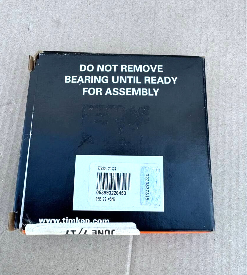 Timken Tapered Roller Bearing Cup 27620