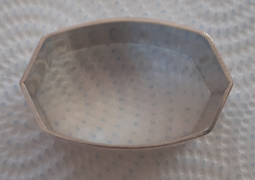 Vintage 800 Silver Napkin Holder