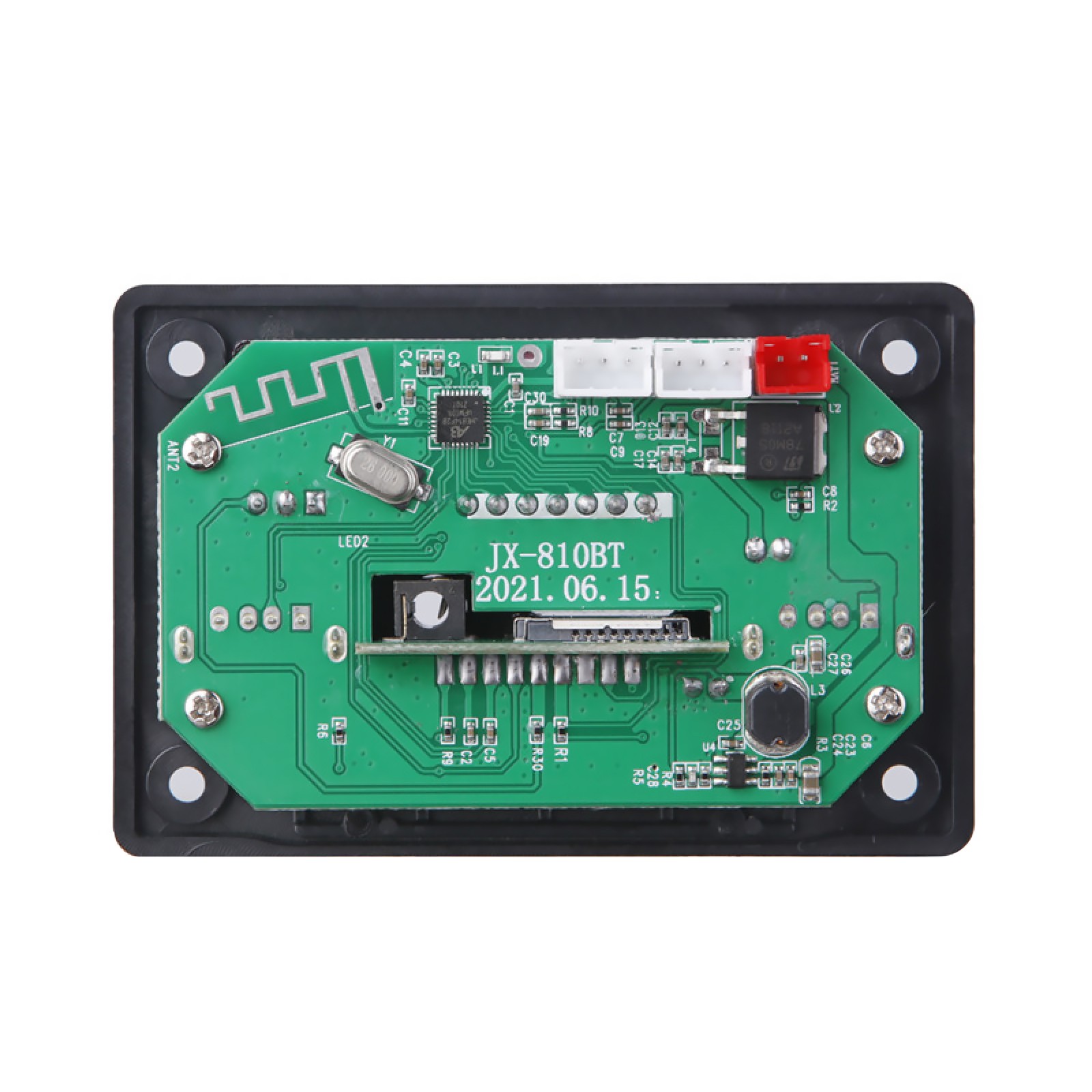 12V Audio MP3 Decoder Board Wireless Car USB TF Card Slot FM Bluetooth Module t