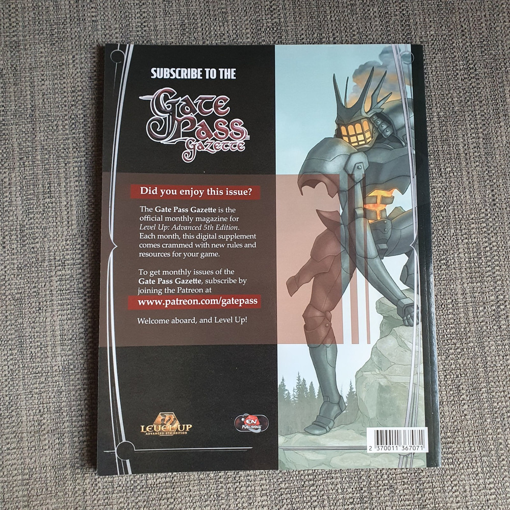Level Up Advanced 5th Edition Gate Pass Gazette Issue 0, 1 and 2