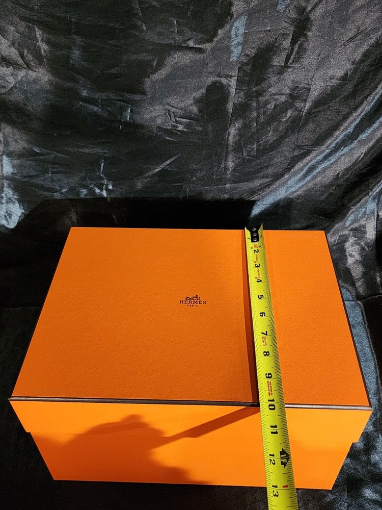 Authentic Hermes Empty Box #515 w/Tissue Paper, Booklet & Ribbon