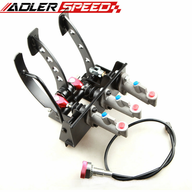 ADLERSPEED High Quality Racing Hydraulic Clutch Brake Bias Pedal Box Assembly