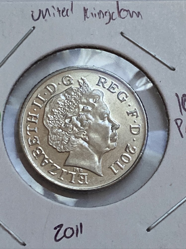 2011 United Kingdom 10 Pence Coin A2