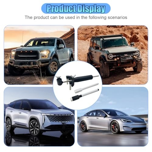 Auto Body Repair Scriber Tool, Adjustable Car Wheel Eyebrow Scriber Plastic