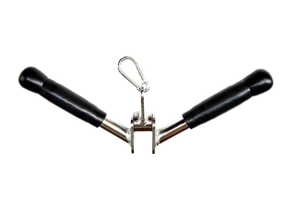 V-bar Tricep Press Down Bar, Pulley Cable Machine Attachment Rotating