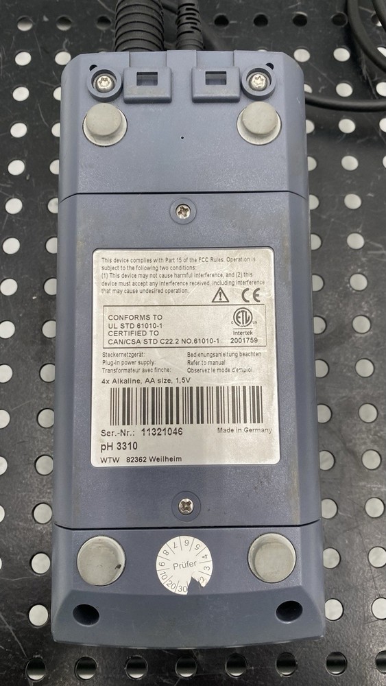 WTW PH 3310 PH Meter With Probe