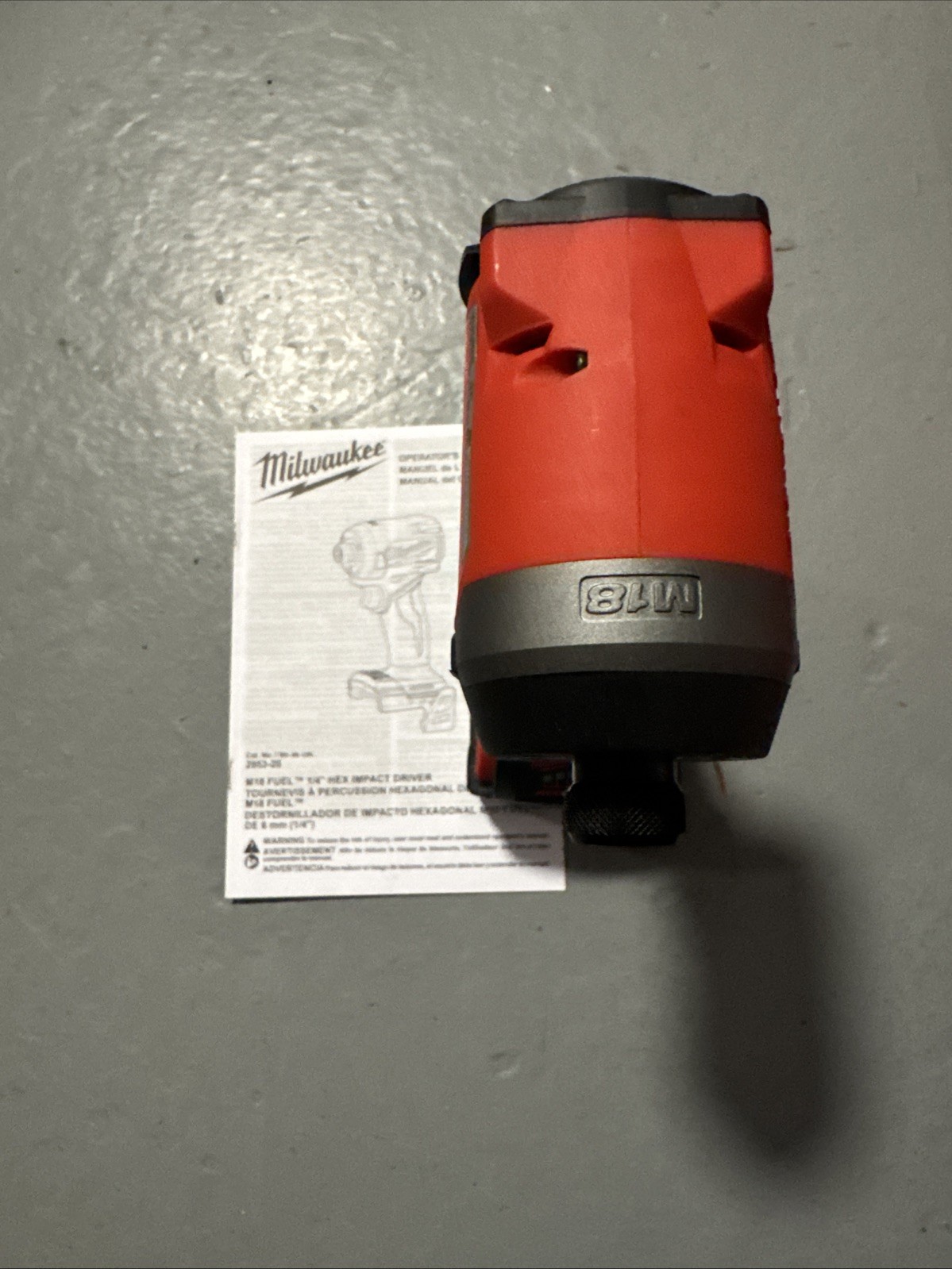 Milwaukee 2953-20 M18 Fuel 18V 1/4" HEX Impact Driver w/XC 5.0 Battery