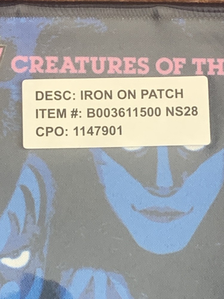 KISS CREATURES OF THE NIGHT 40TH ANNIVERSARY PROMO EXCLUSIVE IRON ON PATCH GENE