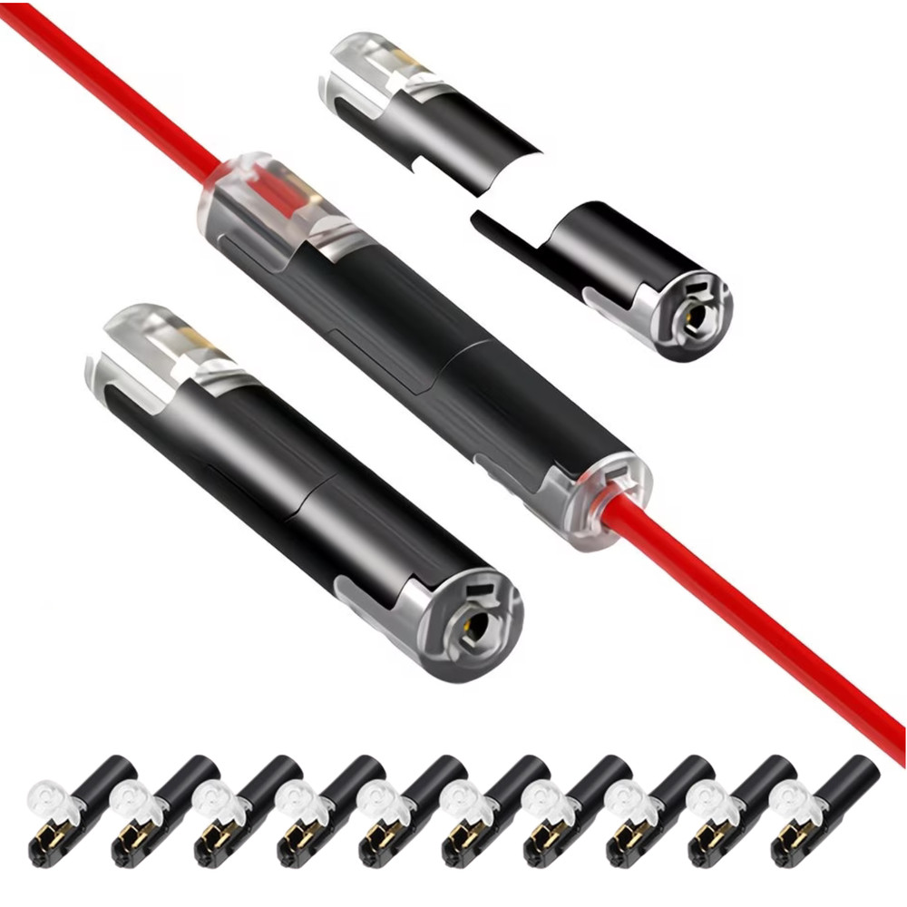 80 PCS Plug-In Quick Wire Connectors, Reusable Clamp Terminal Blocks for Cables