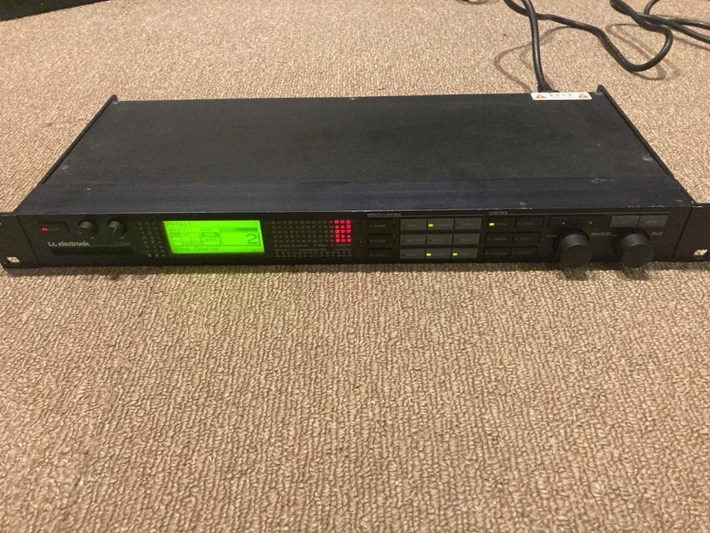 t.c.electronic G-Force Multi-Effects Processor Operation Confirmed