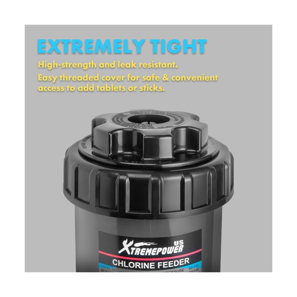 XtremepowerUS Automatic Chlorinator Feeder for Above Ground Pools & In-Ground...
