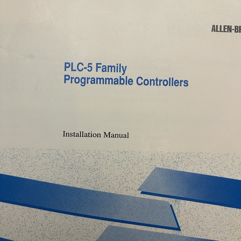 Allen-Bradley PLC-5 Programmable Controllers Installation Manual