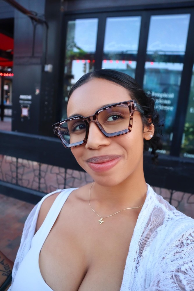 VISOONE 2 Pack Blue Light Blocking Glasses Rectangle Frame Chic Preppy Style
