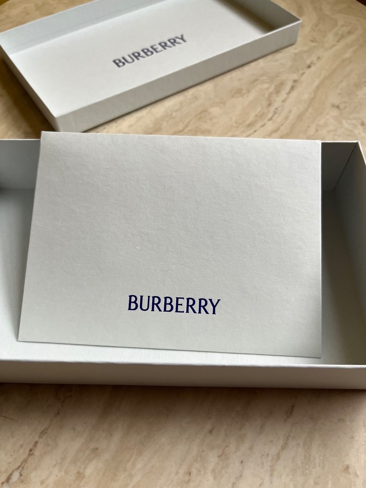 Authentic Burberry Gift Box Off-White 9” x 4.5”