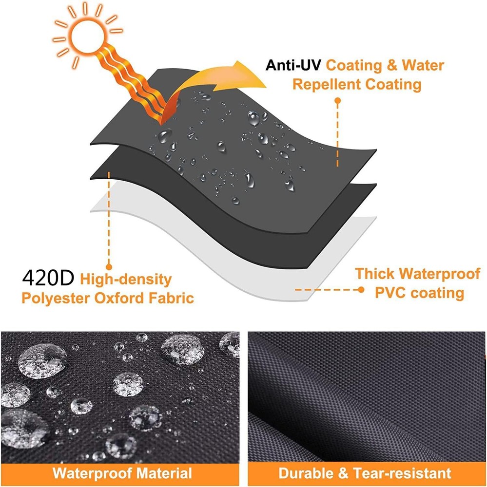 Mobility Scooter Cover, Waterproof, Windproof, Protects from Dust, Snow, Sun,...