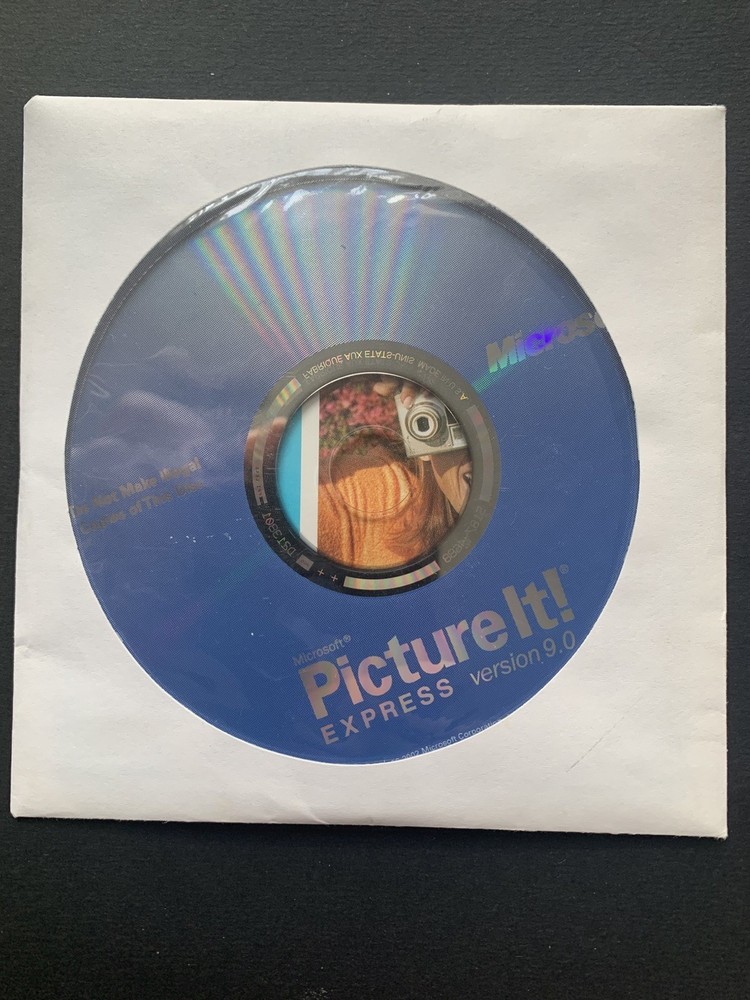 Microsoft Picture It! Express 9.0 - Digital Photo Editing For Windows PC