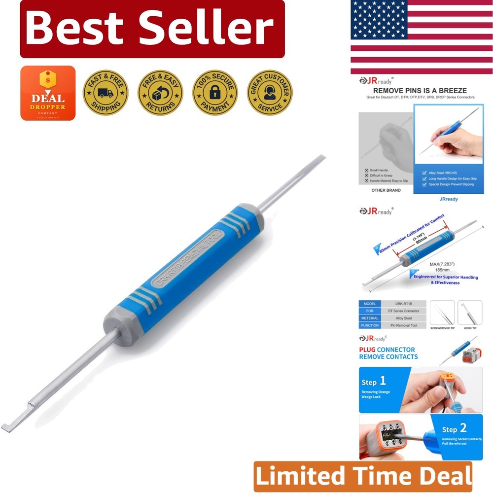 Rugged DRK  Pin Removal Tool - Comfortable Grip for Efficient Maintenance