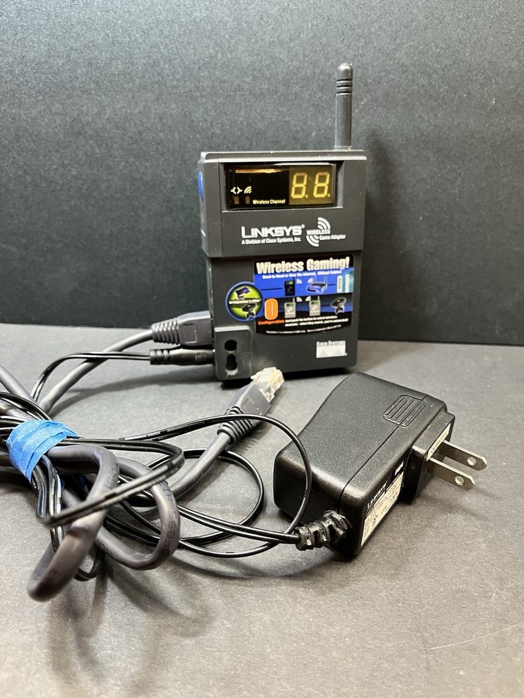 Linksys Wireless-B Game Adapter WGA11B for Playstation2 & XBox - Untested