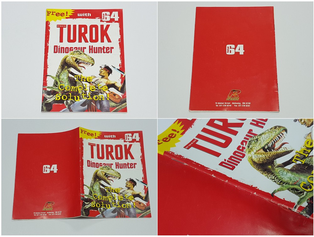 Turok Dinosaur Hunter Complete Solution Total 64 Supplement Strategy Pamphlet **
