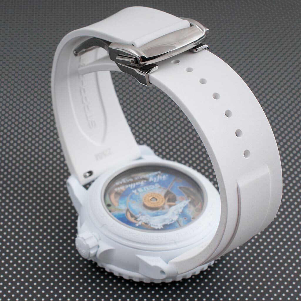 Single Fold Deployant Watch Buckle Clasp Deployment Silver Black Butterfly tag