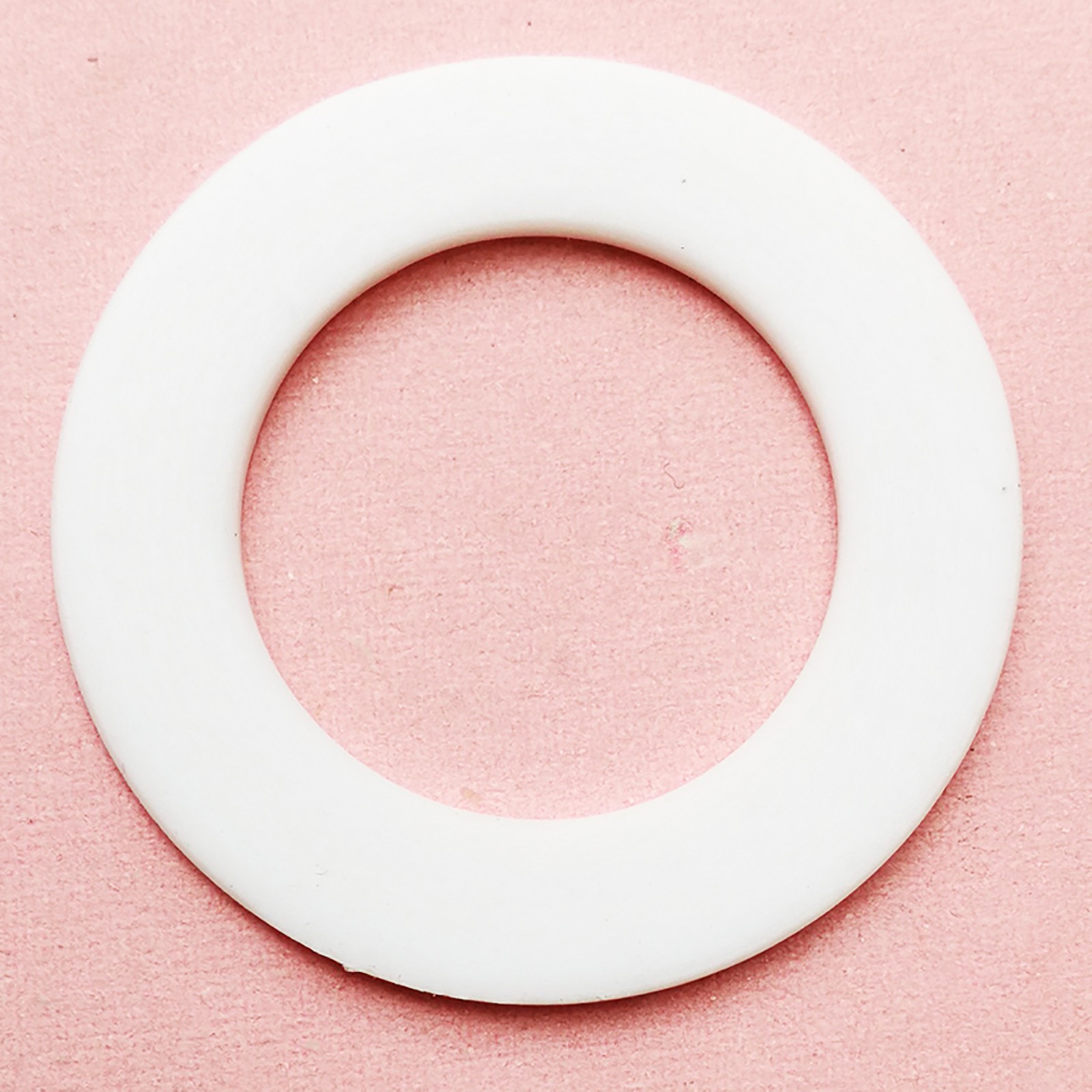 3MM THICK WHITE PTFE HIGH TEMP FLAT RING WASHER SEAL GASKETS 6mm - 219mm ID