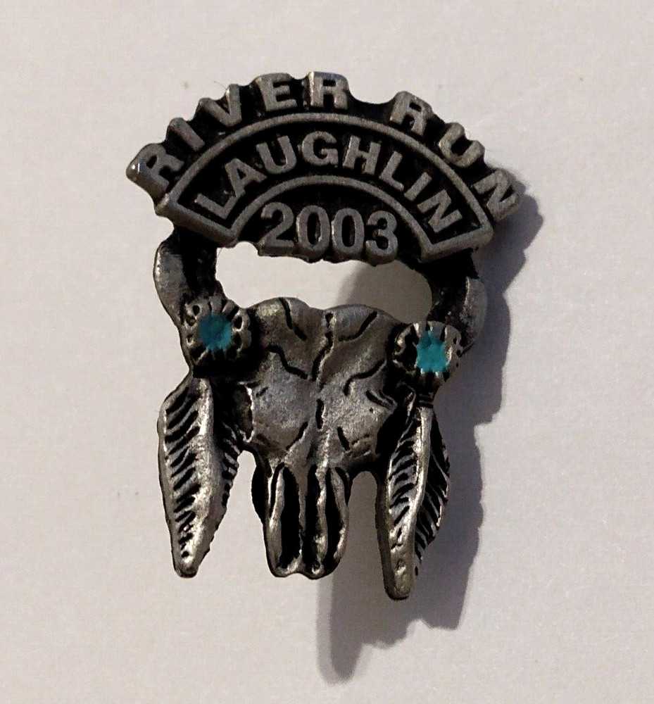 River Run Laughlin 2003 Lapel Jacket Dual Clutch Lapel Pin