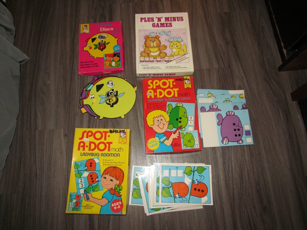 HOME SCHOOL TOOLS FUN LEARNING 1977 TREND ENTERPRISES PHONICS ELEMENTARY LOT