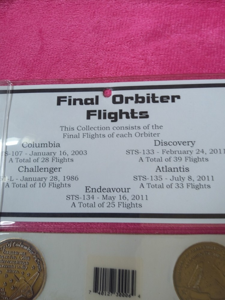 Space Shuttle Final Orbiter Flights Collection