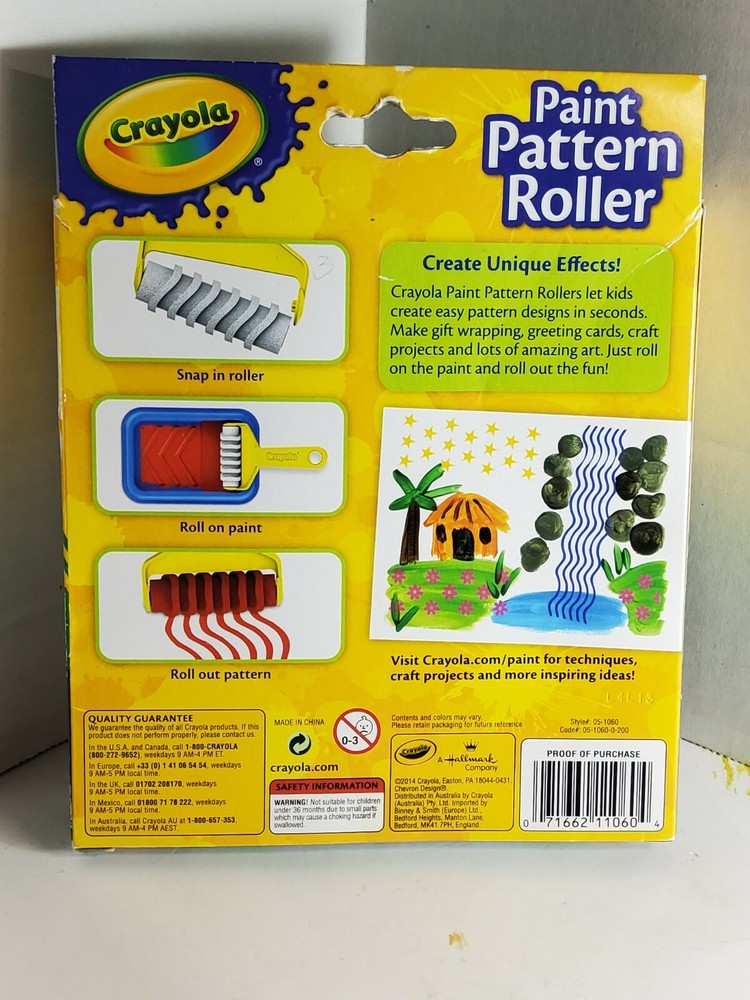 Crayola Paint Pattern Roller - NIB
