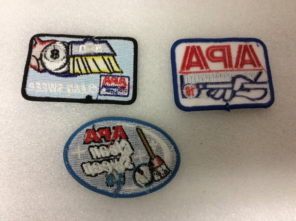 Lot of 3 APA Patch Clean Sweep