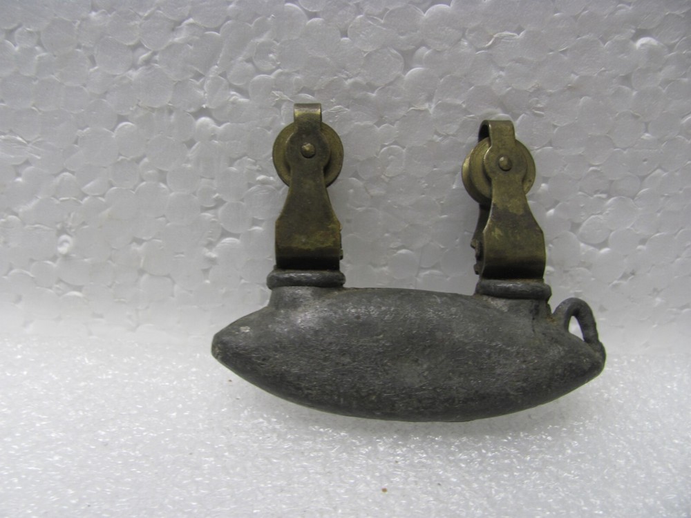 Nice Pre-Owned Lead Trolley Weight with Brass Rollers
