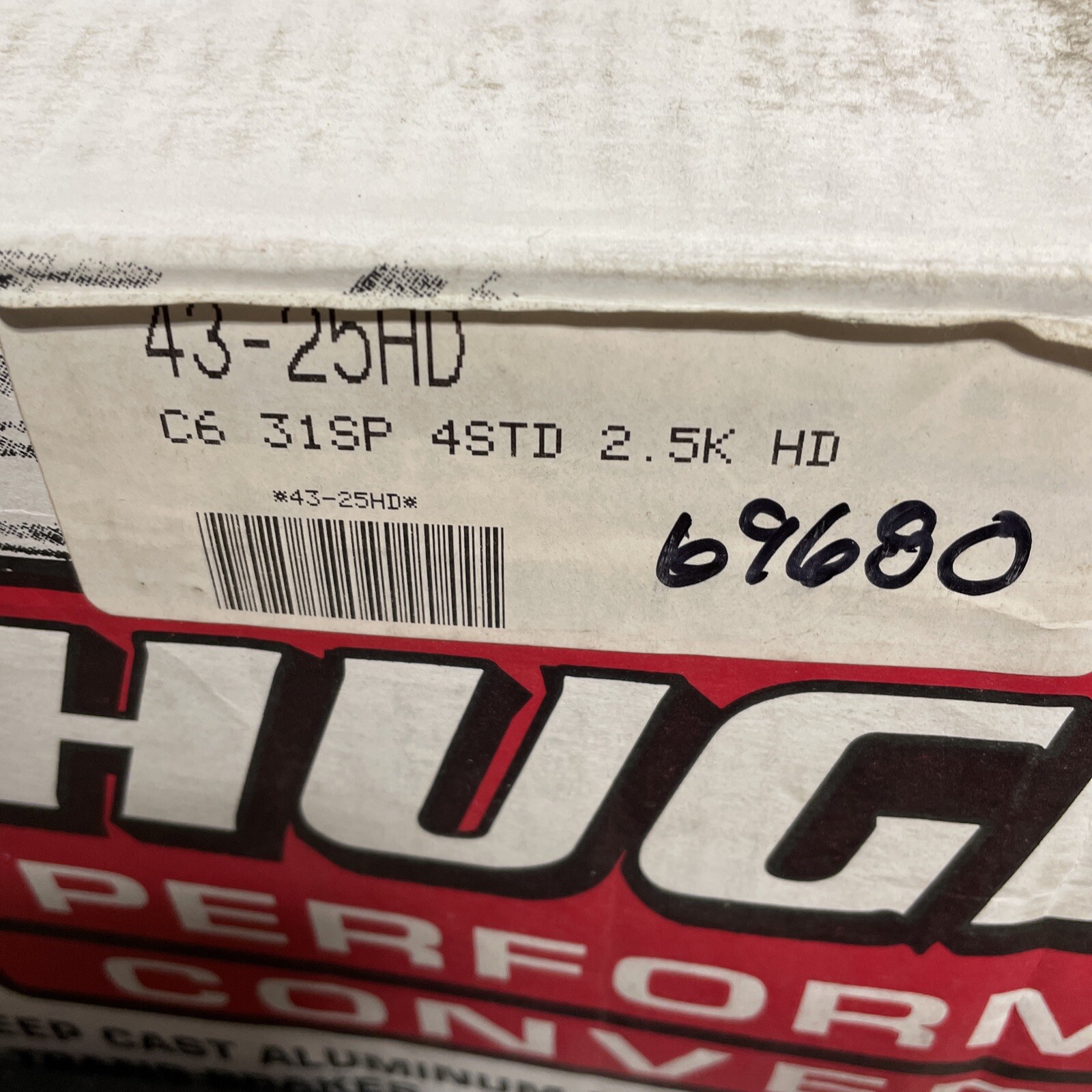 Hughes 43-25HD Torque Converter 2500 Stall 1.375" Pilot Sprag/Stator For Ford
