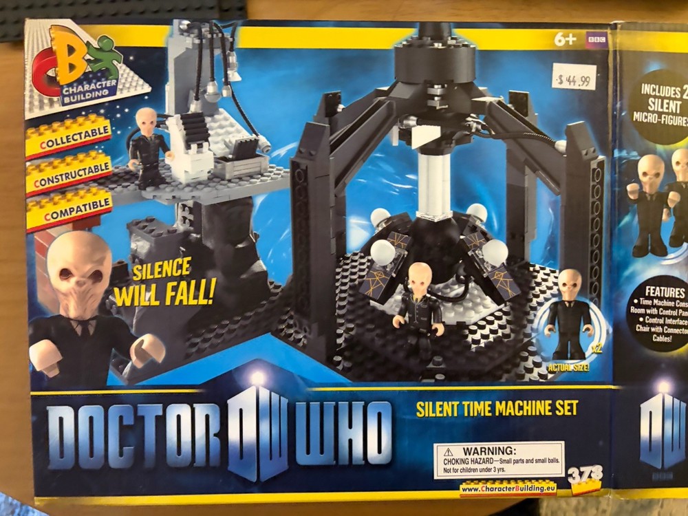 Doctor Who Silent Time Machine Set OPEN BOX, NO FIGURES, Has Box & Instructions