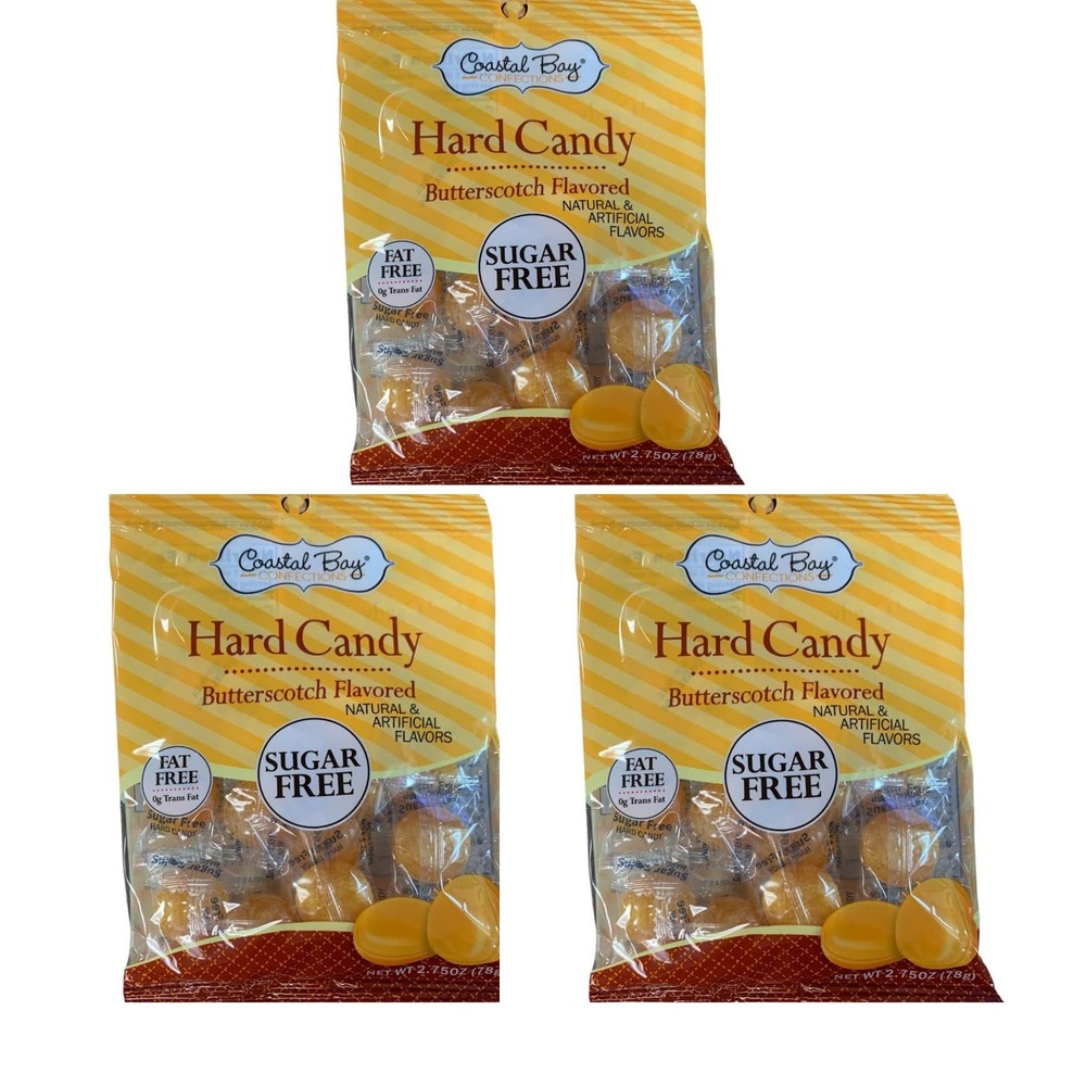 Sugar Free Butterscotch Flavored Hard Candy, 3 bags