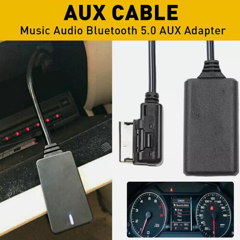Bluetooth USB AUX Audio Cable Adapter Wireless Module For Benz GL ML CLS SLK GLK
