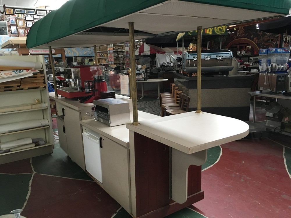 Portable Serving Bar with Sink (machines not included)