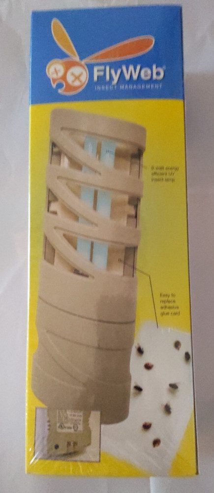 1 FlyWeb Fly Light Trap Fly Web Control Insects Flies Beetles Moths Fruit Flies