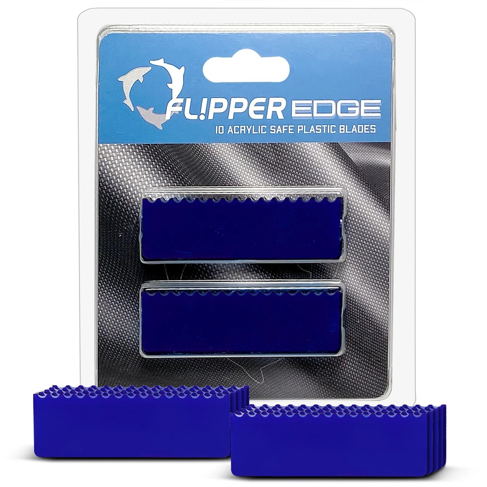 Flipper Edge Standard Acrylic Safe Plastic Blades (10 Pack)