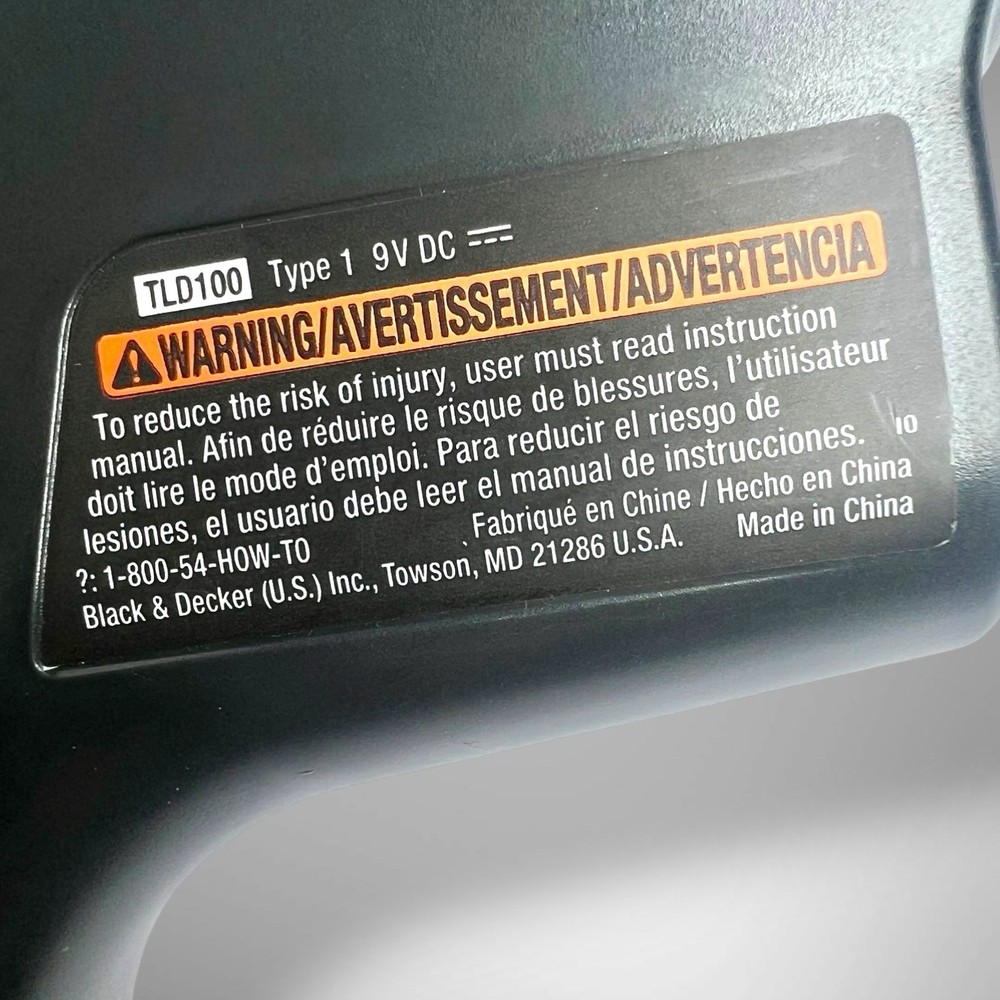 Black & Decker Thermal Leak Detector (TLD100) *Lightly Used*