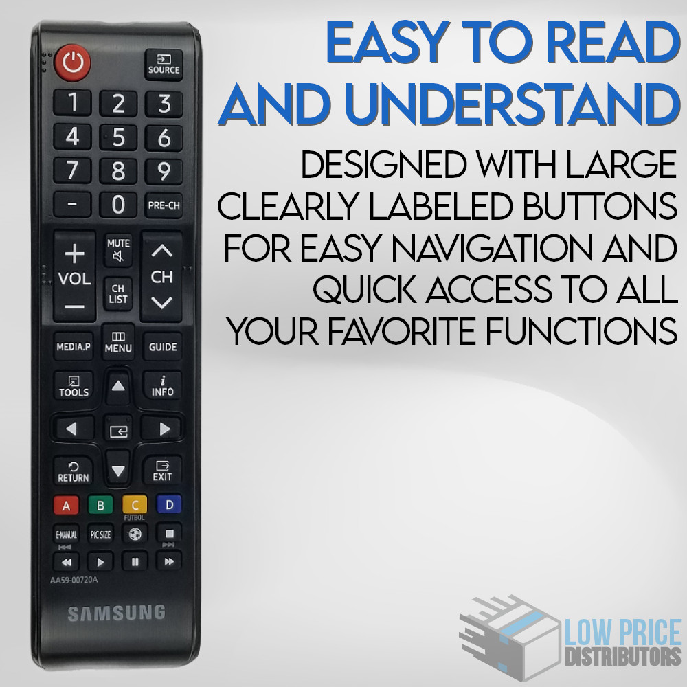 Original Samsung Remote for LED LCD Smart TVs – Classic Full-Button Layout NEW