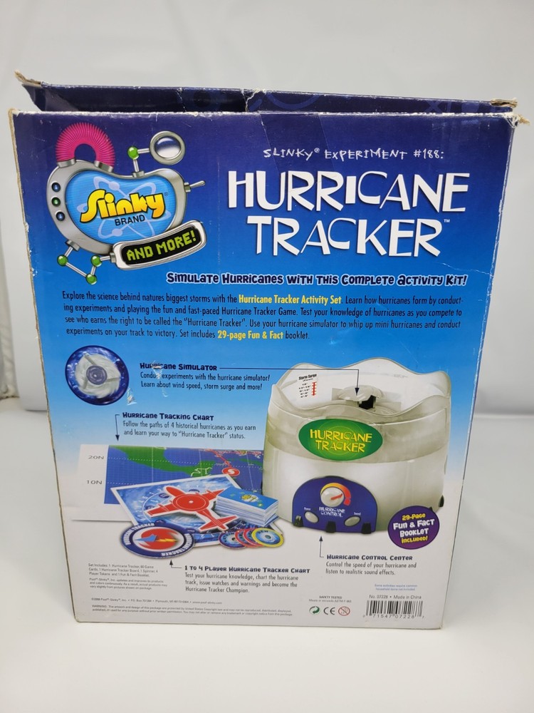 Slinky Experiment Hurricane Tracker 2008 Rare New Open Box