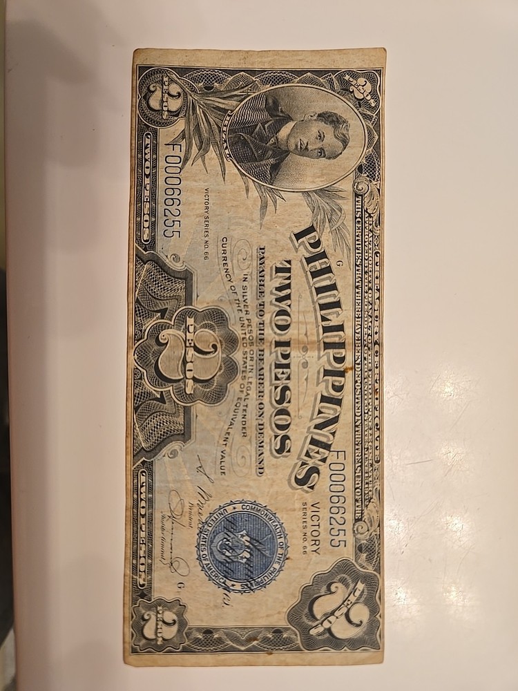Philippines Two Pesos Victory Series No. 66