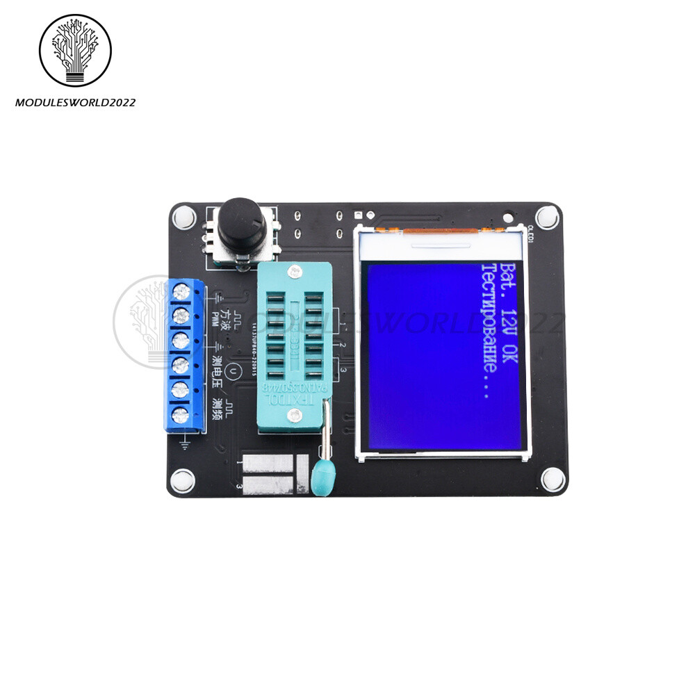 GM328A Transistor Tester Resistance Capacitance Inductance ESR Frequency Meter