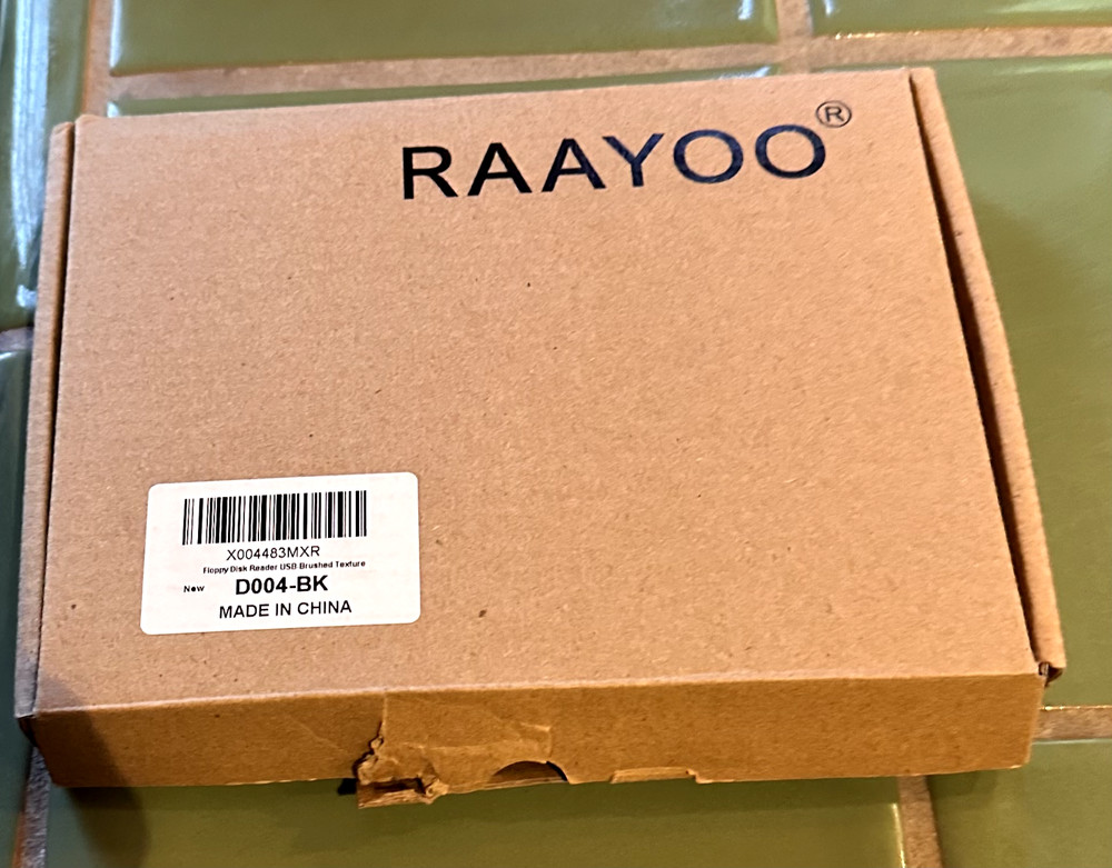 RAAYOO Floppy Disk Reader USB Floppy Disk Drive/Player External 3.5