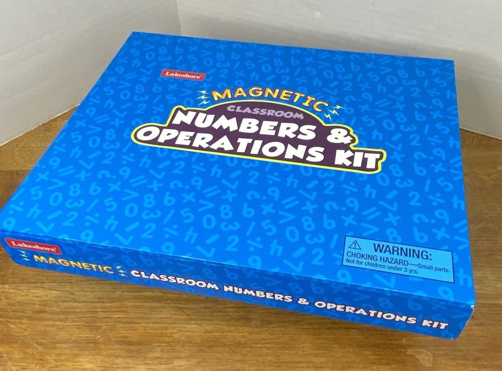 Lakeshore Magnetic Classroom Numbers & Operations Kit JJ515 Math Learning Set