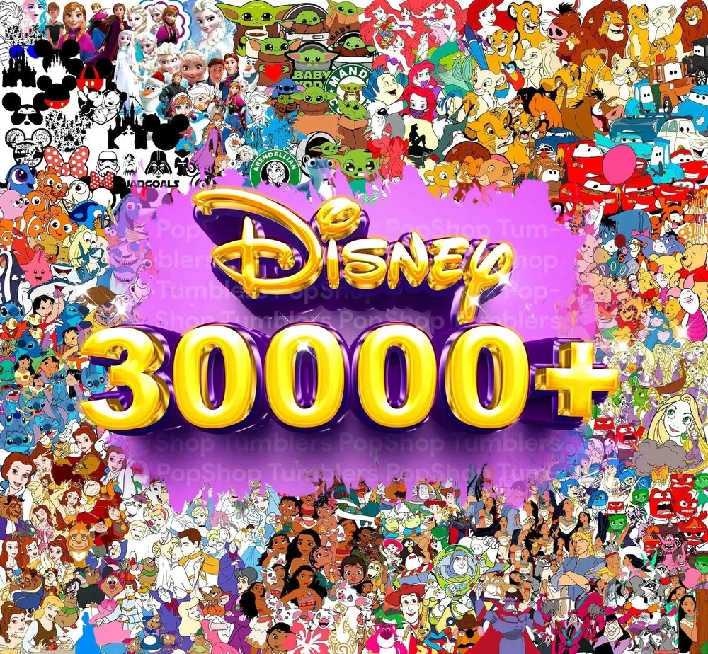 30000+Disney Mega Bundle LAYERED Cricut Files