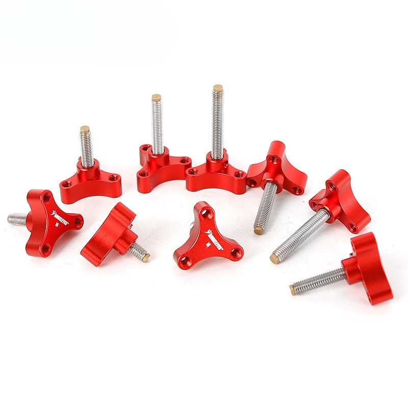 M8 Thread Copper Head Thumb Screw with 1/4" Extension Port Multiple Lengths